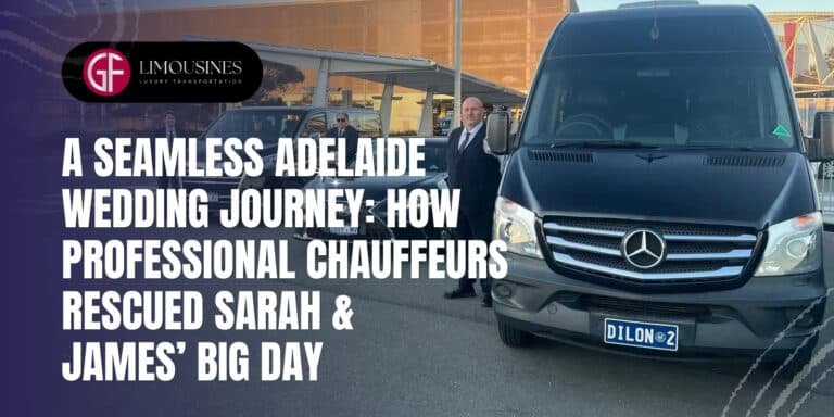 A Seamless Adelaide Wedding Journey: How Professional Chauffeurs Rescued Sarah & James’ Big Day